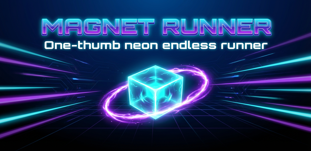Magnet Runner promotional feature graphic